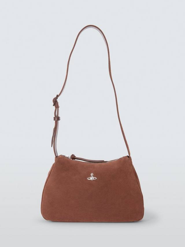 

Сумка через плечо Kate из замши Vivienne Westwood, Chocolate