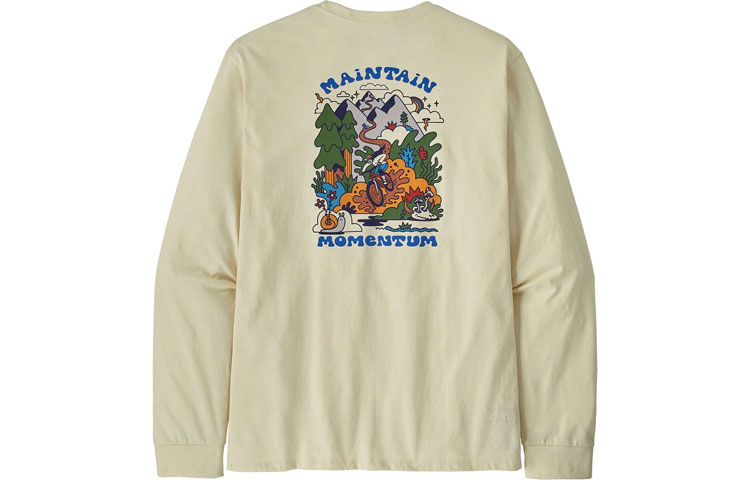 Футболка с втачным рукавом Men's Patagonia, фуксия/красный — фото 3