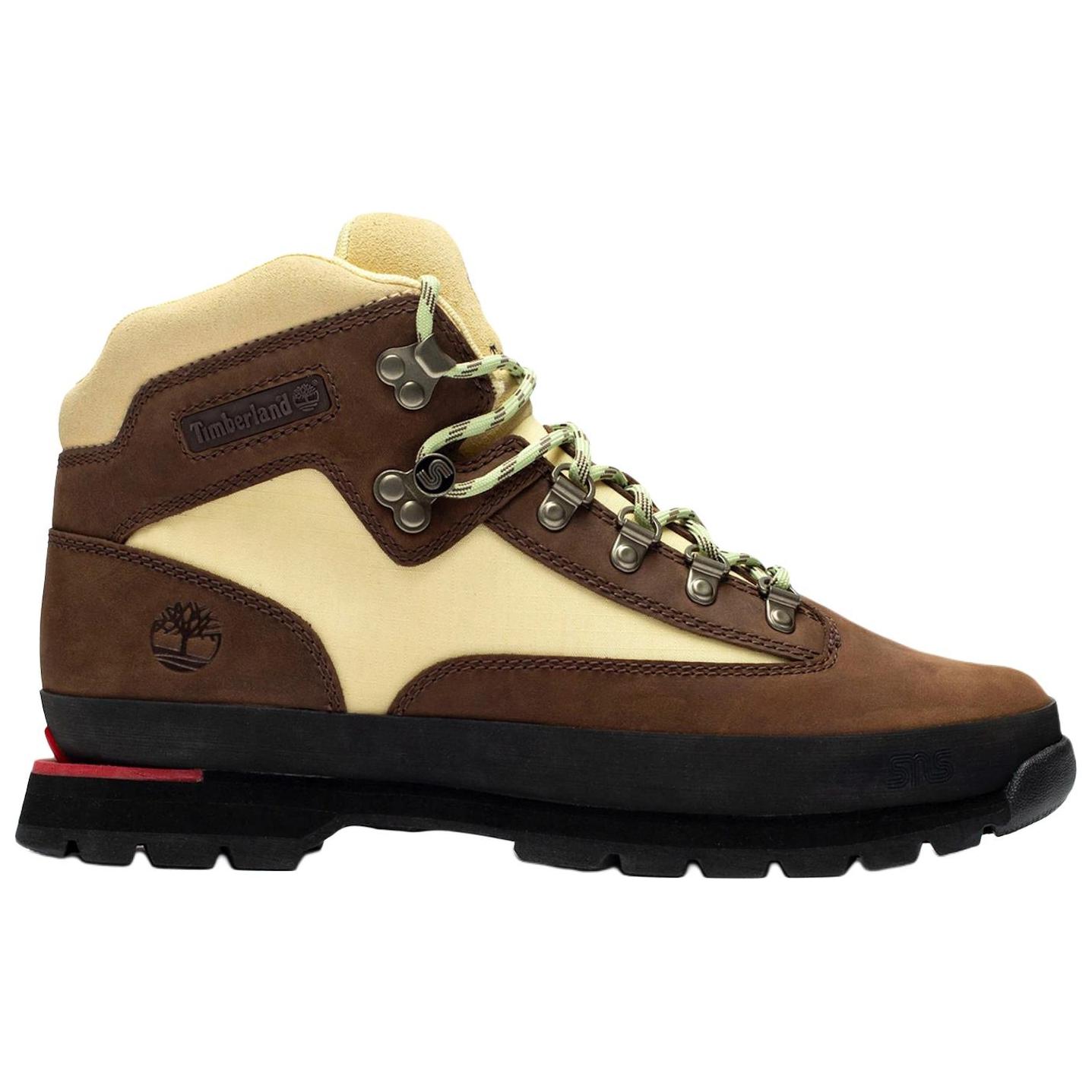 Euro Hiker Mid Sneakersnstuff Meatballs & Mash Timberland, коричневый — фото 4