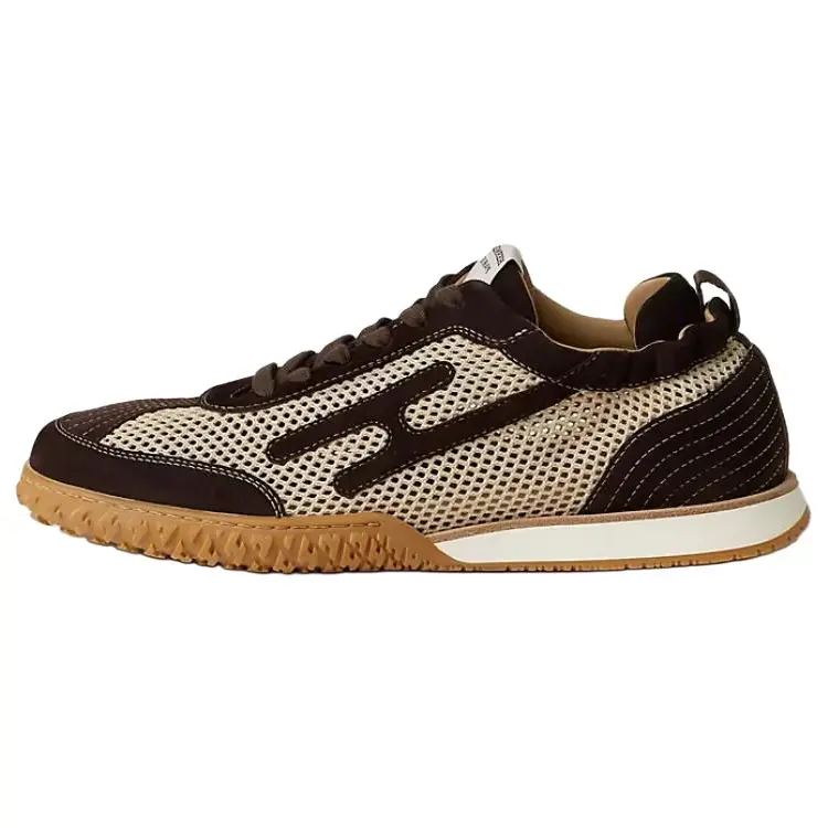 

HERMES Мужские повседневные туфли Jet Low Top, коричневые