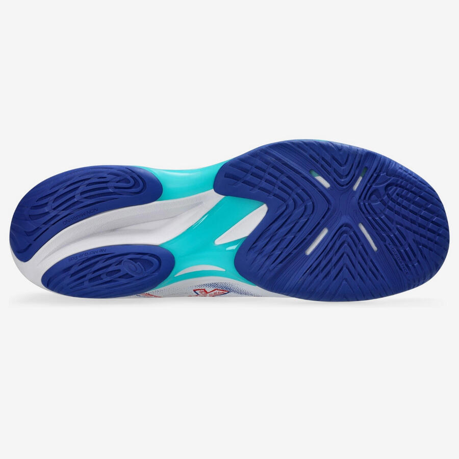 Женские/мужские гандбольные кроссовки ASICS Netburner 4 Japan Heritage, белые — фото 4
