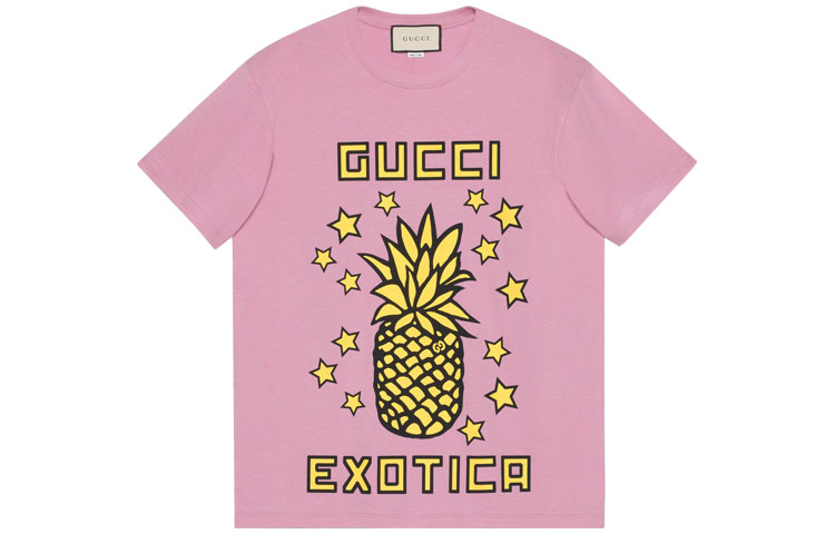 

Футболка женская Gucci Exotica Pineapple, розовый