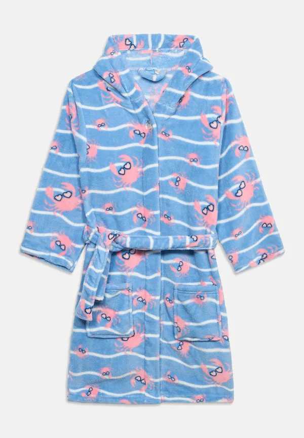 Халат bademantel krebs Playshoes, Blau/Pink