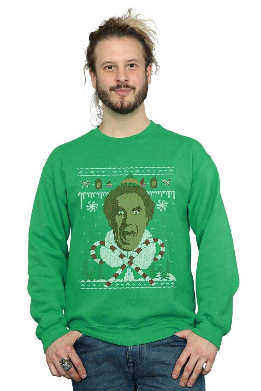 

Толстовка с рождественской ярмаркой Isle Elf, зеленый