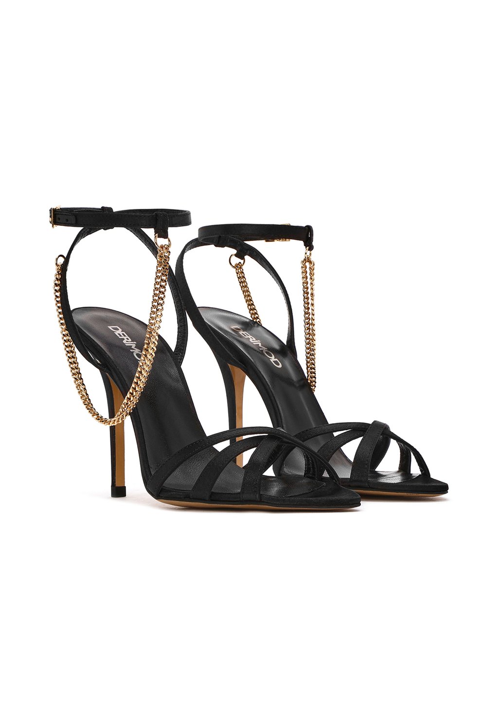 Босоножки на высоком каблуке Sandals Derimod, черный — фото 2