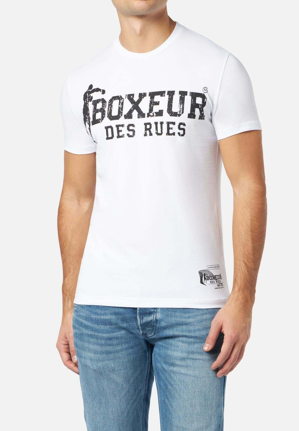 

Футболка с принтом STREET Boxeur Des Rues, белый