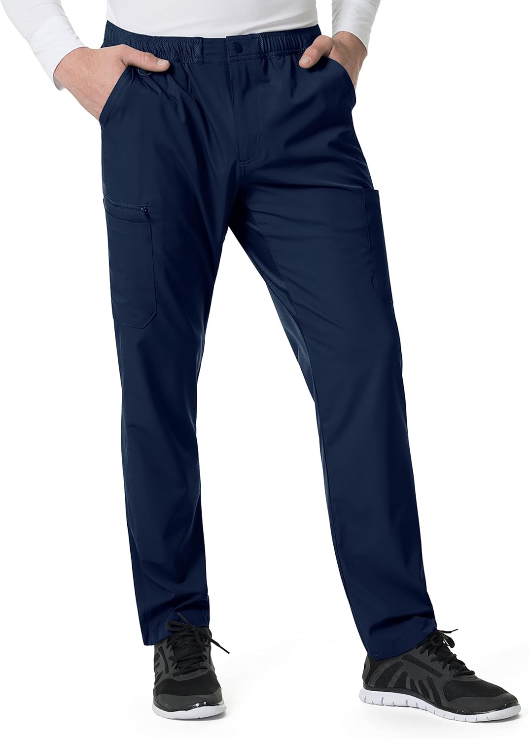 

Штаны Carhartt Scrubs C55106 мужские Force Modern Fit Twill Straight Leg, Navy