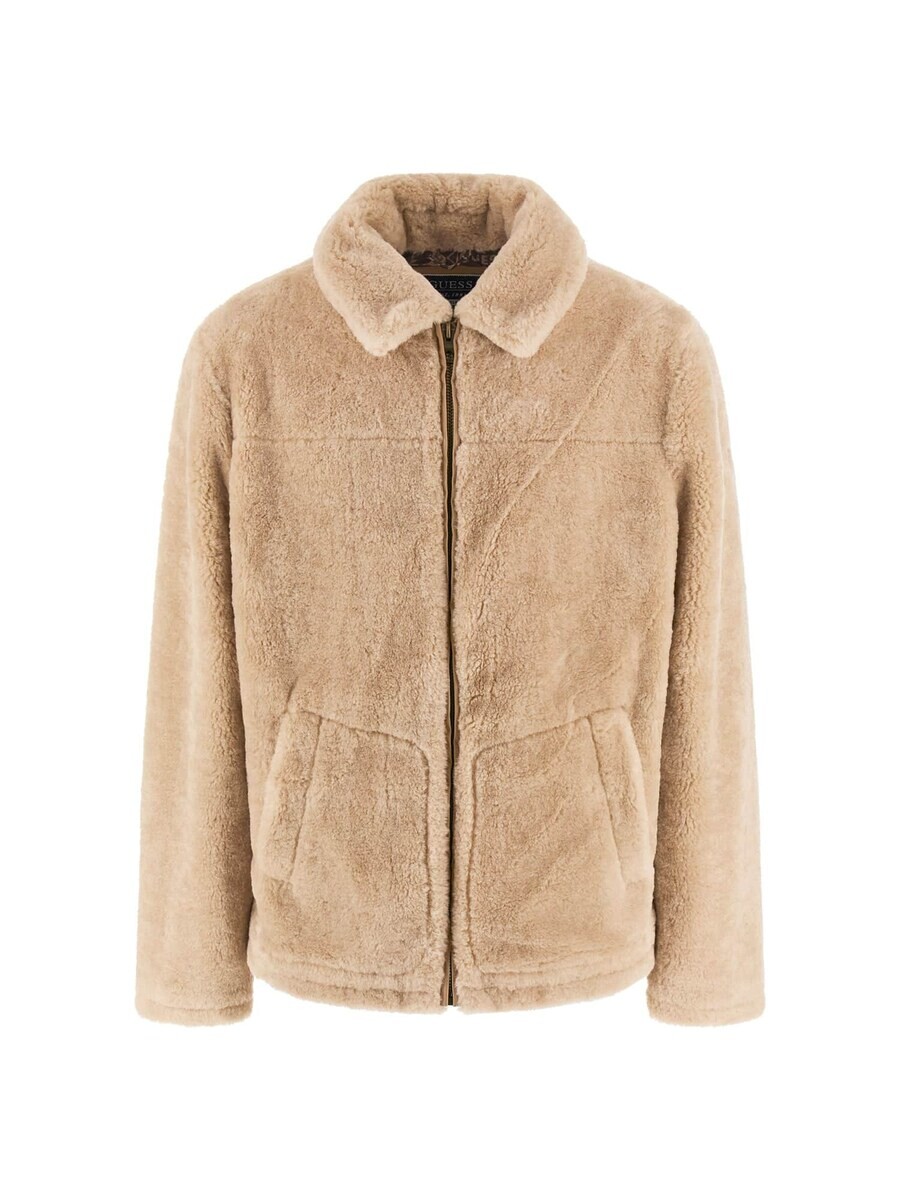 

Зимняя куртка GUESS Winter Jacket Sherpa, бежевый
