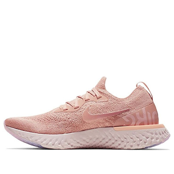 Кроссовки epic react flyknit Nike, розовый