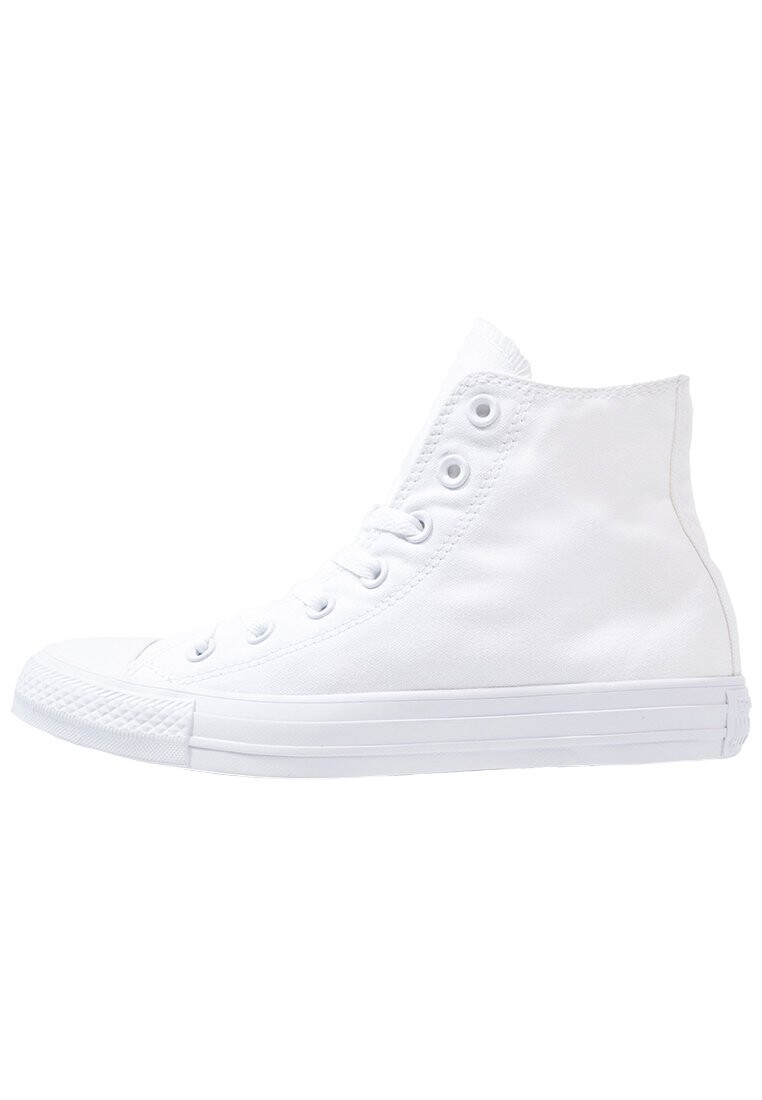 Высокие кроссовки Converse однотонные, белый