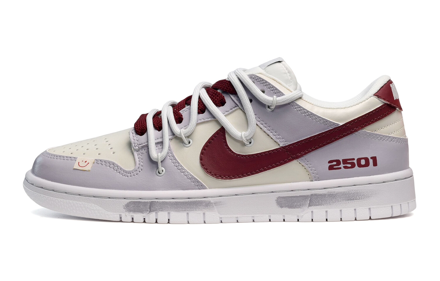 

Кроссовки Nike Dunk Skateboard Shoes Women's Low-Top Purple/Red