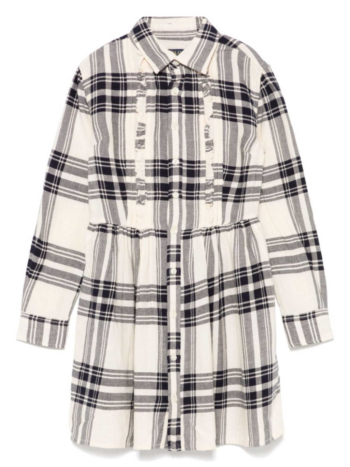 

POLO RALPH LAUREN KIDS платье в клетку, нейтральный цвет