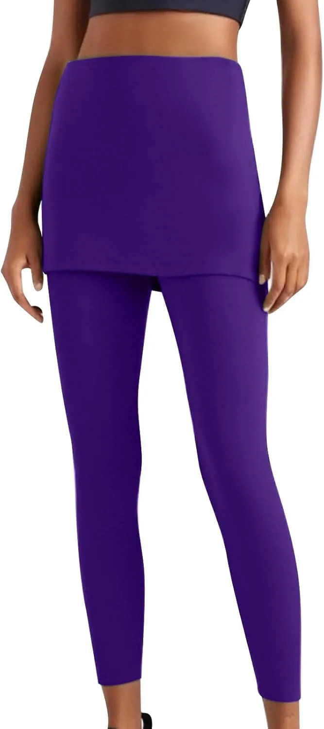 

Женские легинсы с юбкой Seamless High Waisted Full Length Woblesal