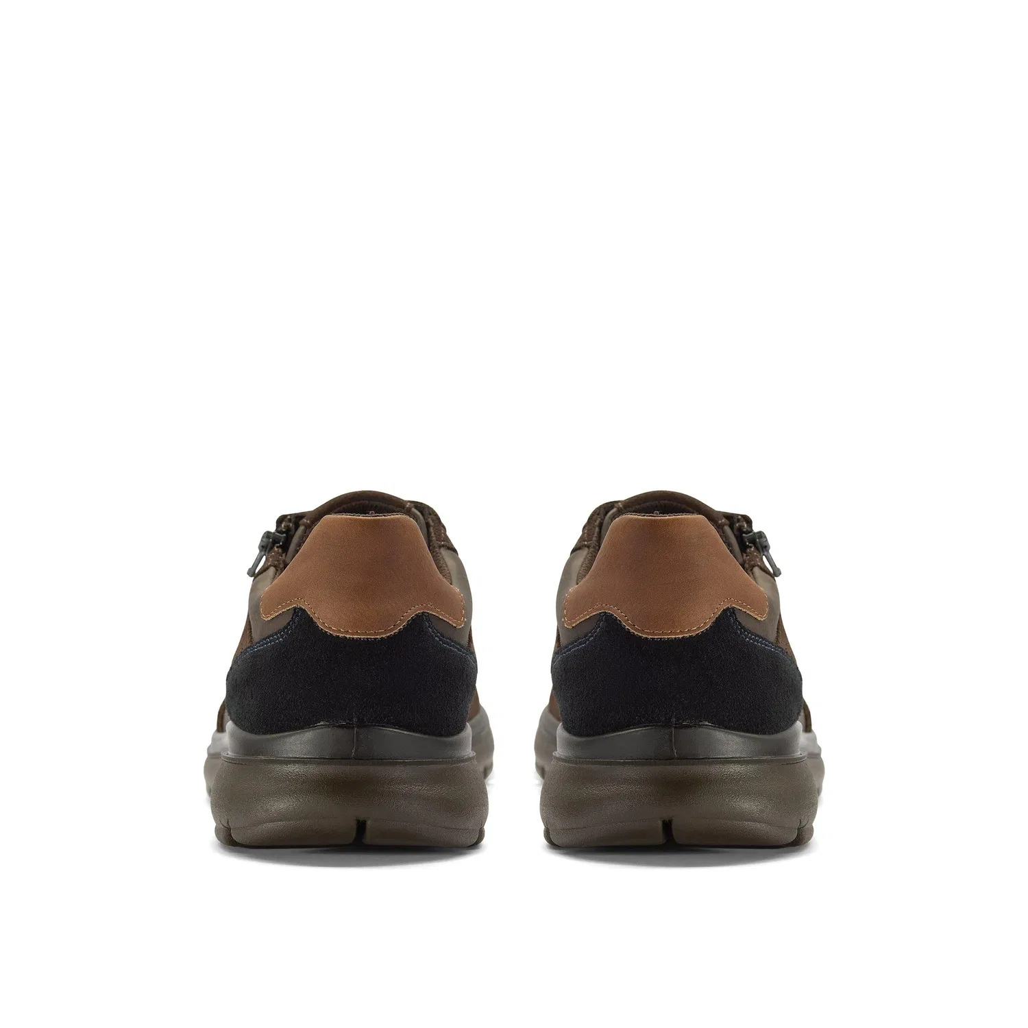 Ботинки кожаные коричневые Clarks, коричневый — фото 4