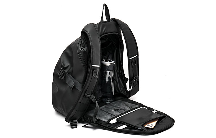 

Рюкзак из ткани Обычный Унисекс Черный RIOREX, Серый, С надписью