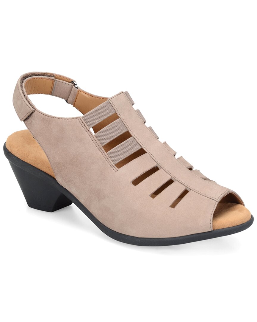 Comfortiva Faye Leather Sandal, серый