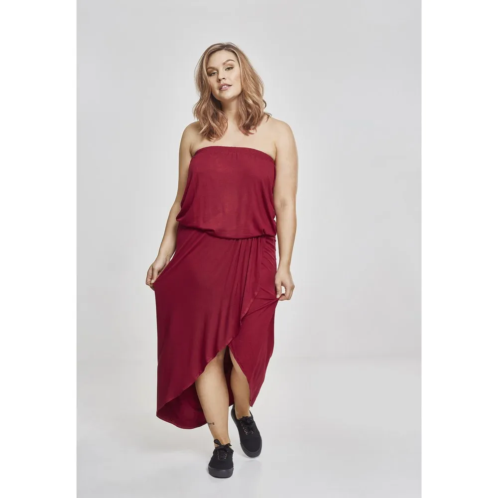 

Платье Urban Classics Vicoe Bandeau Big, красный