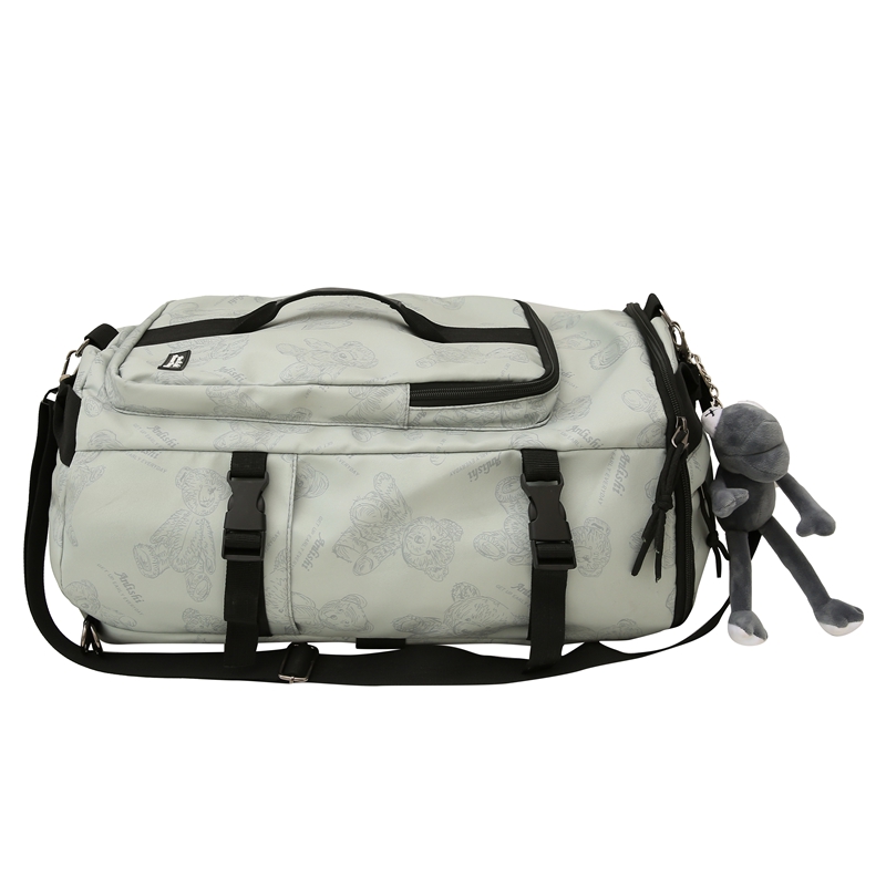 

DCLOUD Нейлоновый рюкзак унисекс черный белый красный зеленый, Green+Gray Frog