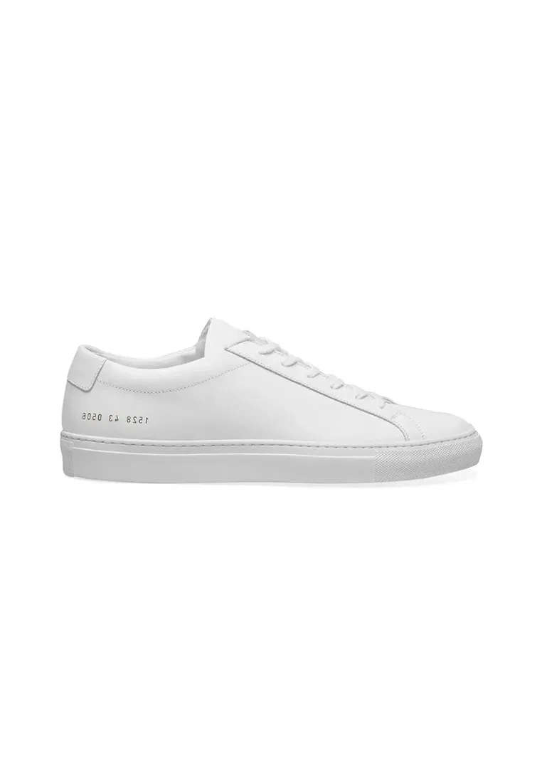 Кроссовки мужские, кожа, плоская подошва, Common Projects, 1528 0506, белый