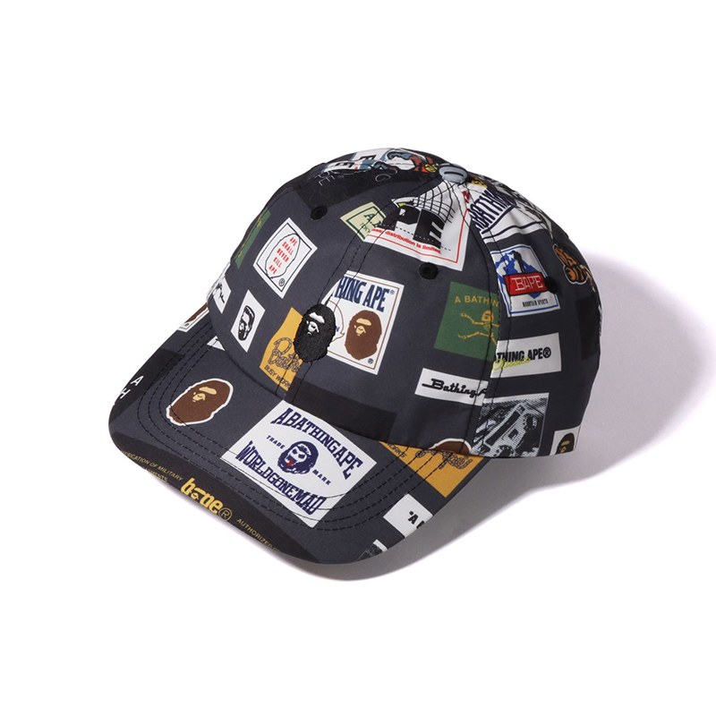 

A BATHING APE Бейсболка унисекс разноцветная, Multicolor MLX
