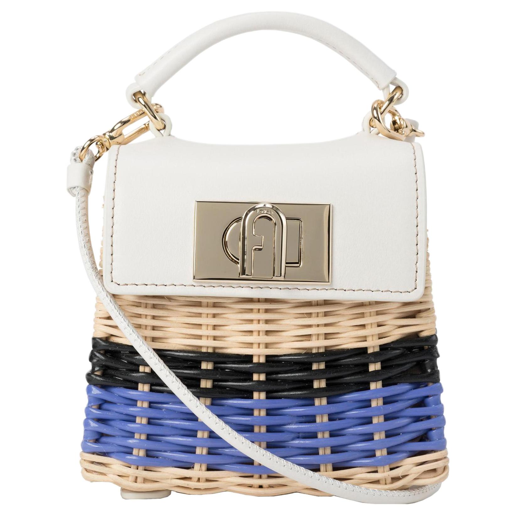 

Furla Кожаная сумка тоут Шоппер Женская сумочка Плечевая сумка Мини кроссбоди разноцветная