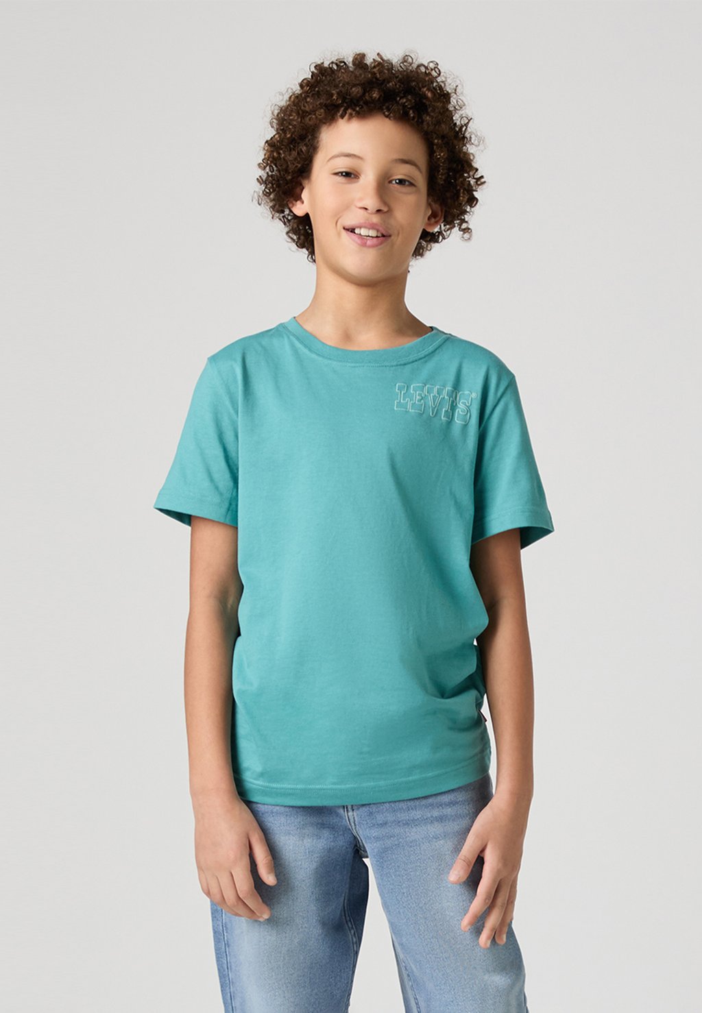 

Футболка с принтом SUN BURST TEE Levi's, бирюзовый