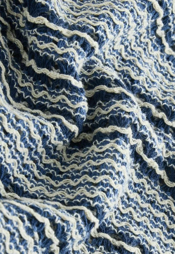 Рубашка с коротким рукавом в полоску стандартного кроя Next, Blue — фото 2