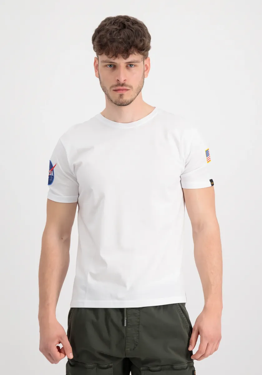 

Футболка Alpha Industries " Alpha Industries Мужчины - Футболки NASA T", белый
