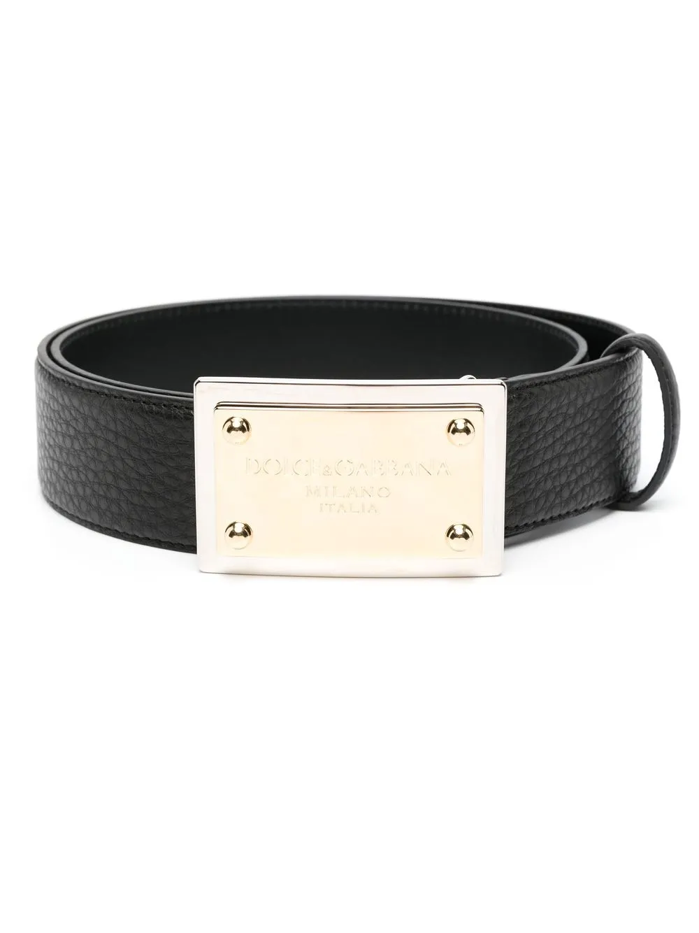 

Ремень с пряжкой DOLCE & GABBANA, черный