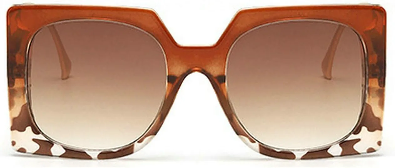 

Солнцезащитные очки Laureles большого квадратного размера для женщин и мужчин, модные, для вождения и рыбалки, с леопардовым принтом, коричневые, женские, UV400, C4