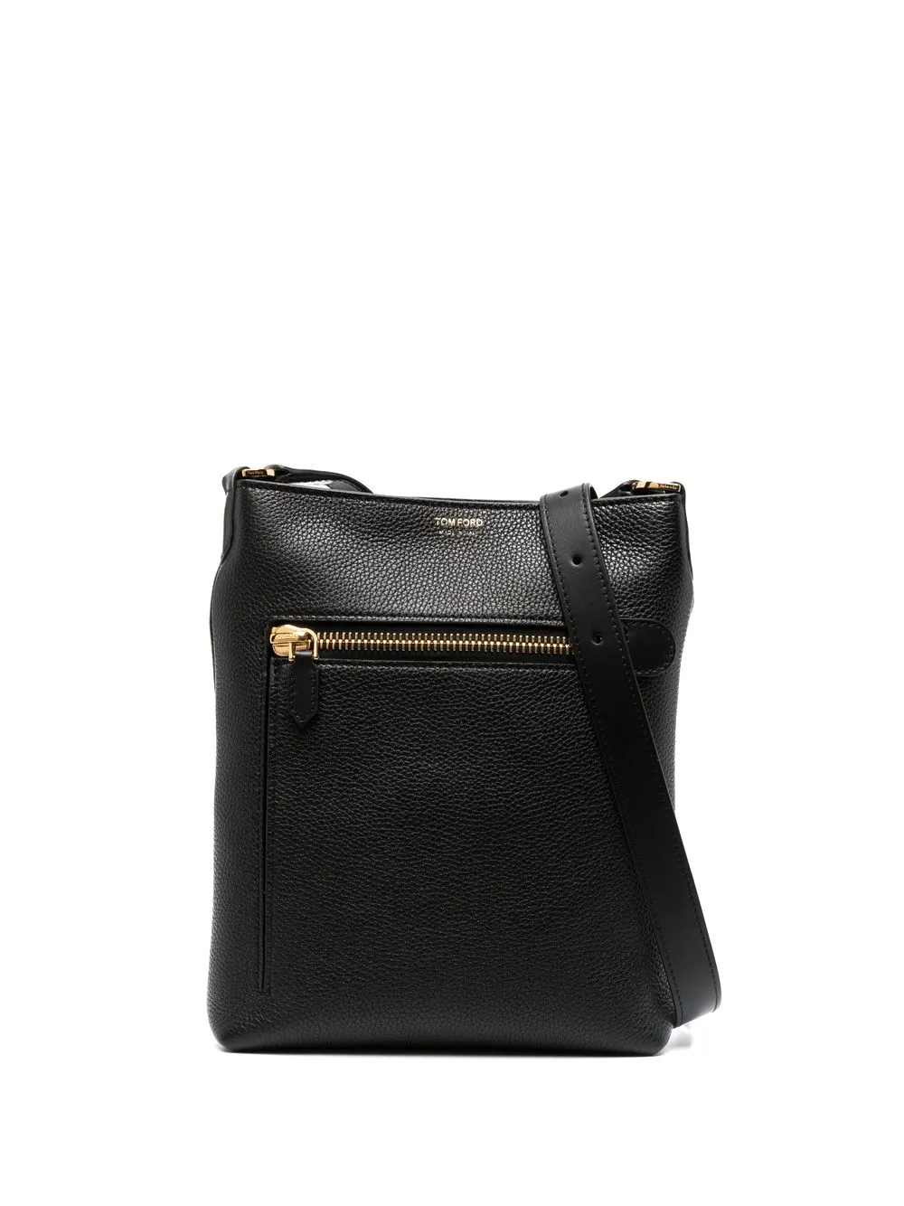 

Сумка-мессенджер с логотипом TOM FORD, черный