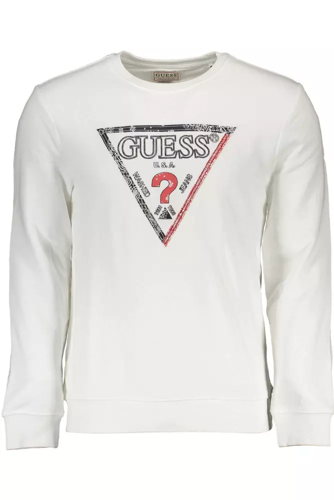 

Белый мужской свитер из органического хлопка Guess Shoes