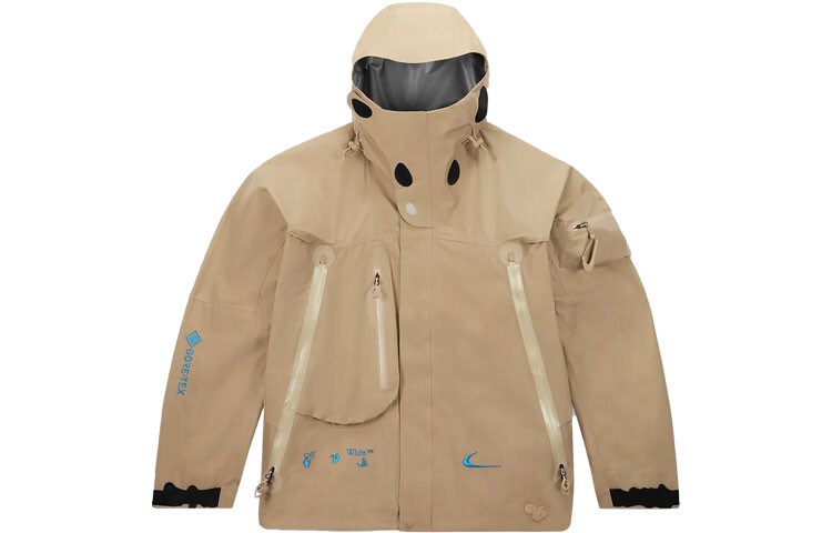 

X Off-White куртка унисекс хаки Nike, хаки
