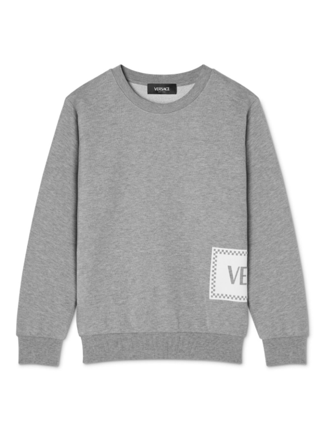 

Толстовка с логотипом Versace Kids 90s Vintage, серый