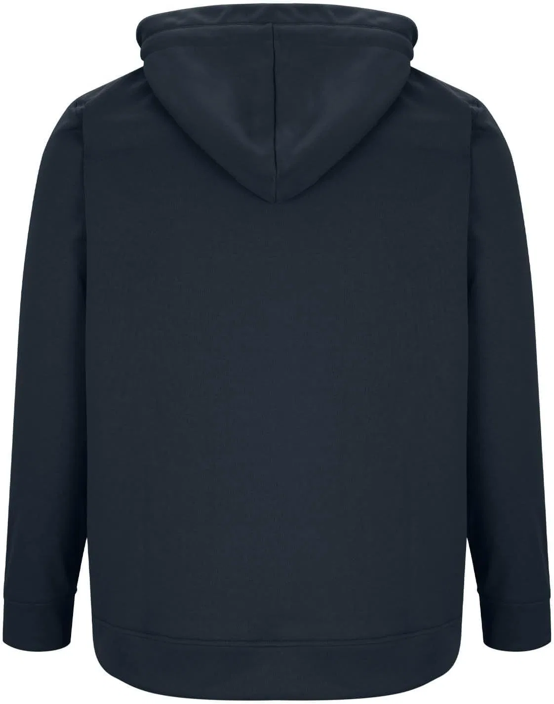 Детская худи с капюшоном на молнии, мультикарманы, флисовая, Dark Blue — фото 4