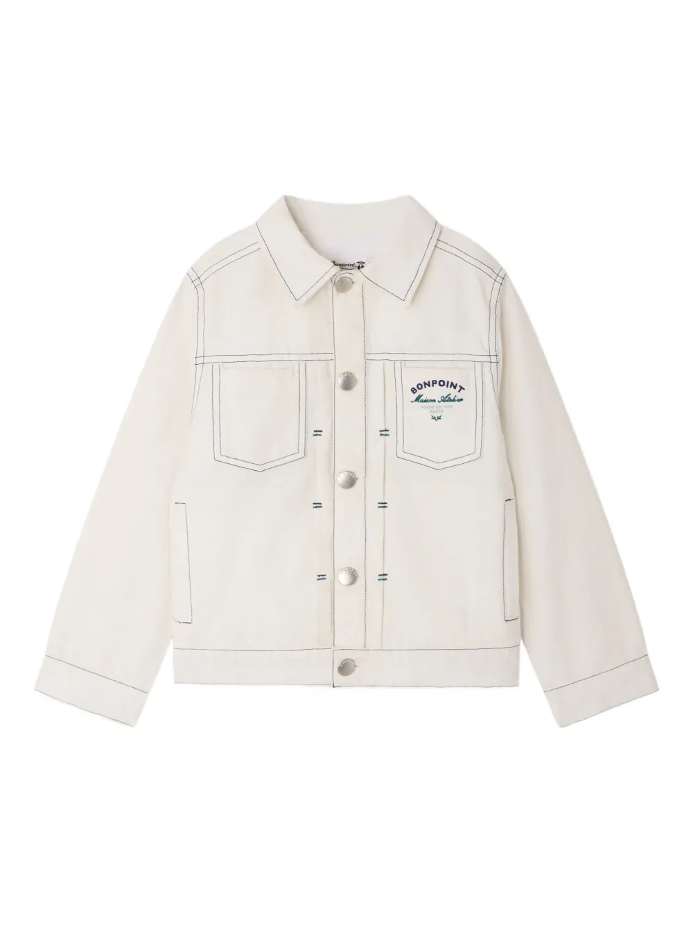 

Куртка Leddis с контрастной строчкой Bonpoint, нейтральный