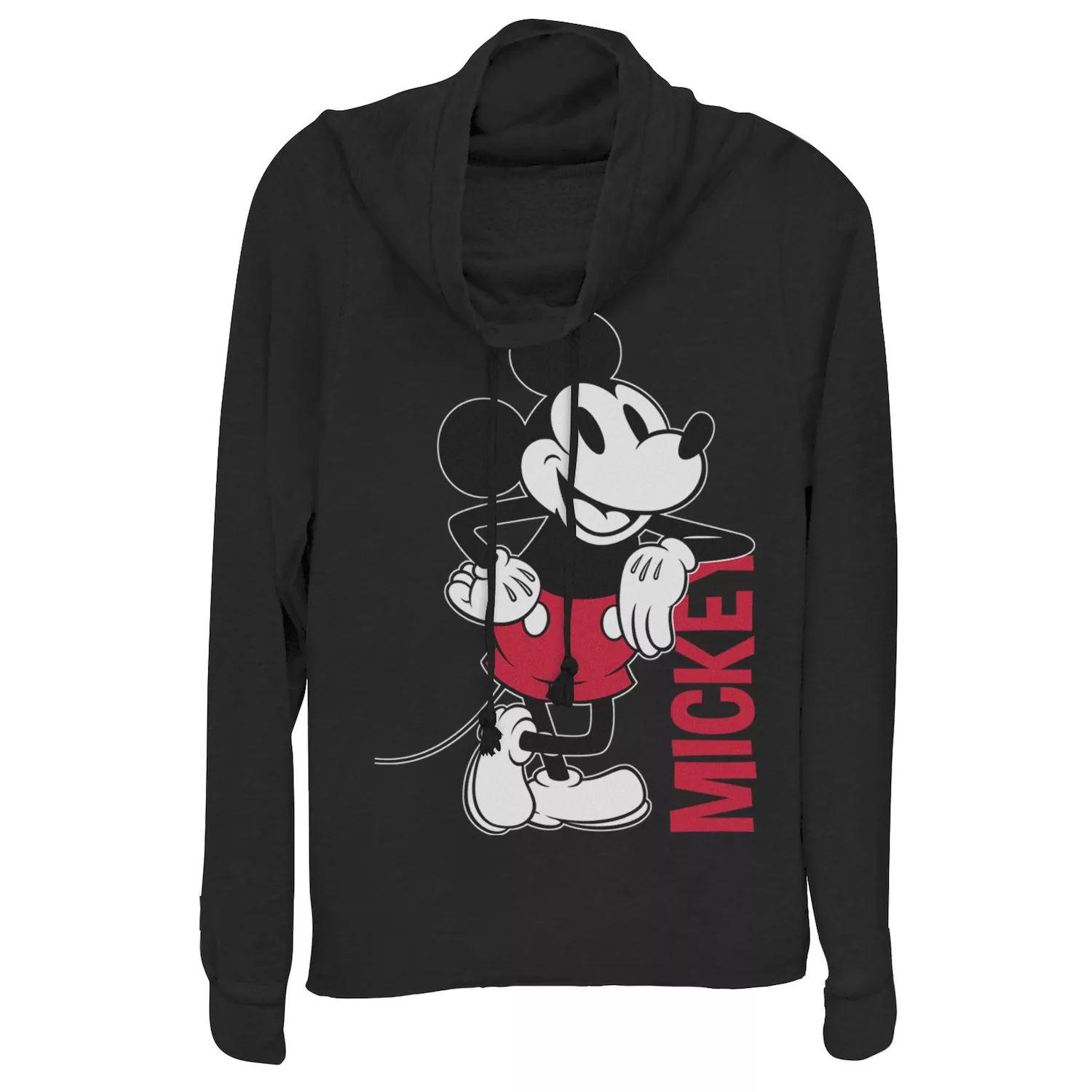 

Свитшот с воротником-хомутом Disney's Mickey Mouse Licensed Character, черный