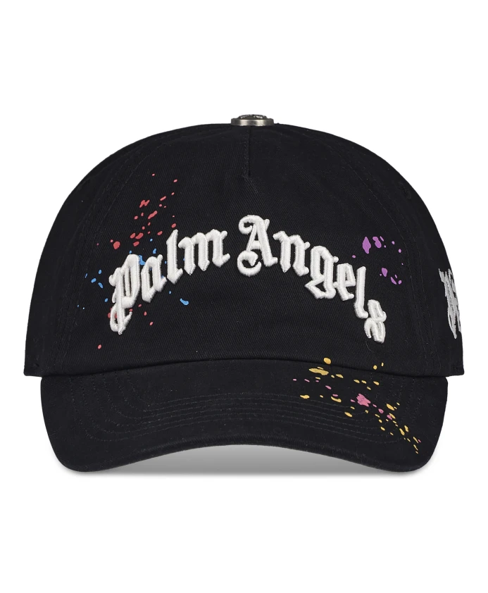 

Черная кепка для стильных образов Palm Angels, черный