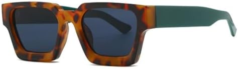 

Ретро-классические солнцезащитные очки для женщин и мужчин, модные винтажные солнцезащитные очки в современной женской и мужской оправе с защитой от УФ-излучения MTZJH, Demi Green Black