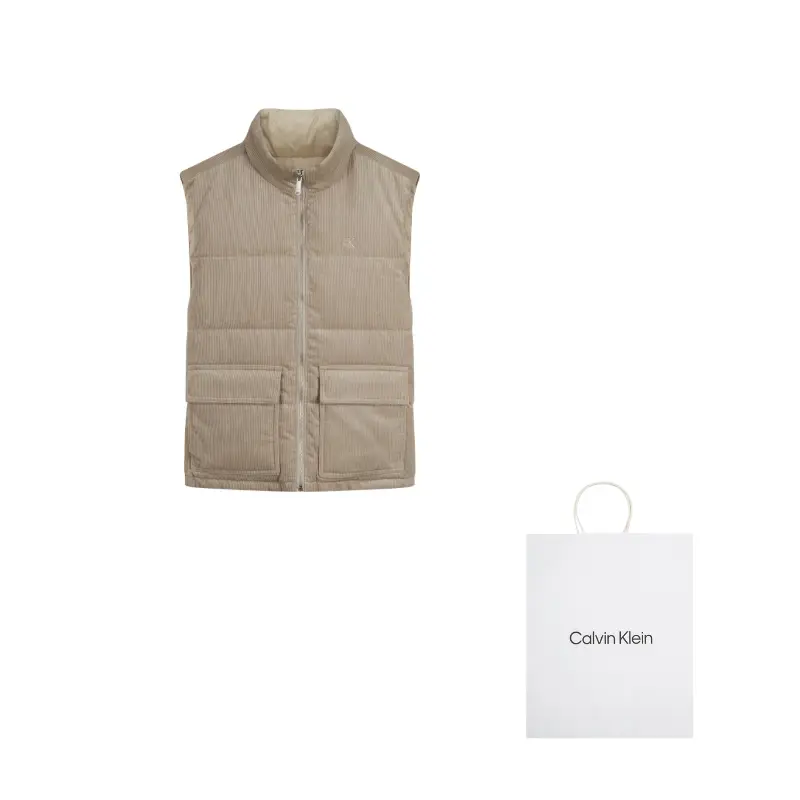 

Calvin Klein Пуховая жилетка для мужчин, NSU-Light Apricot