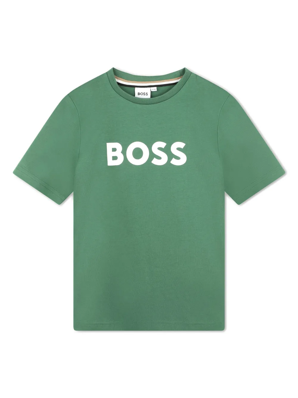 

Футболка с логотипом Boss Kidswear, зеленый
