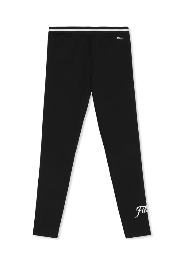 Одежда lunata, графические леггинсы, чулки. Fila, Black