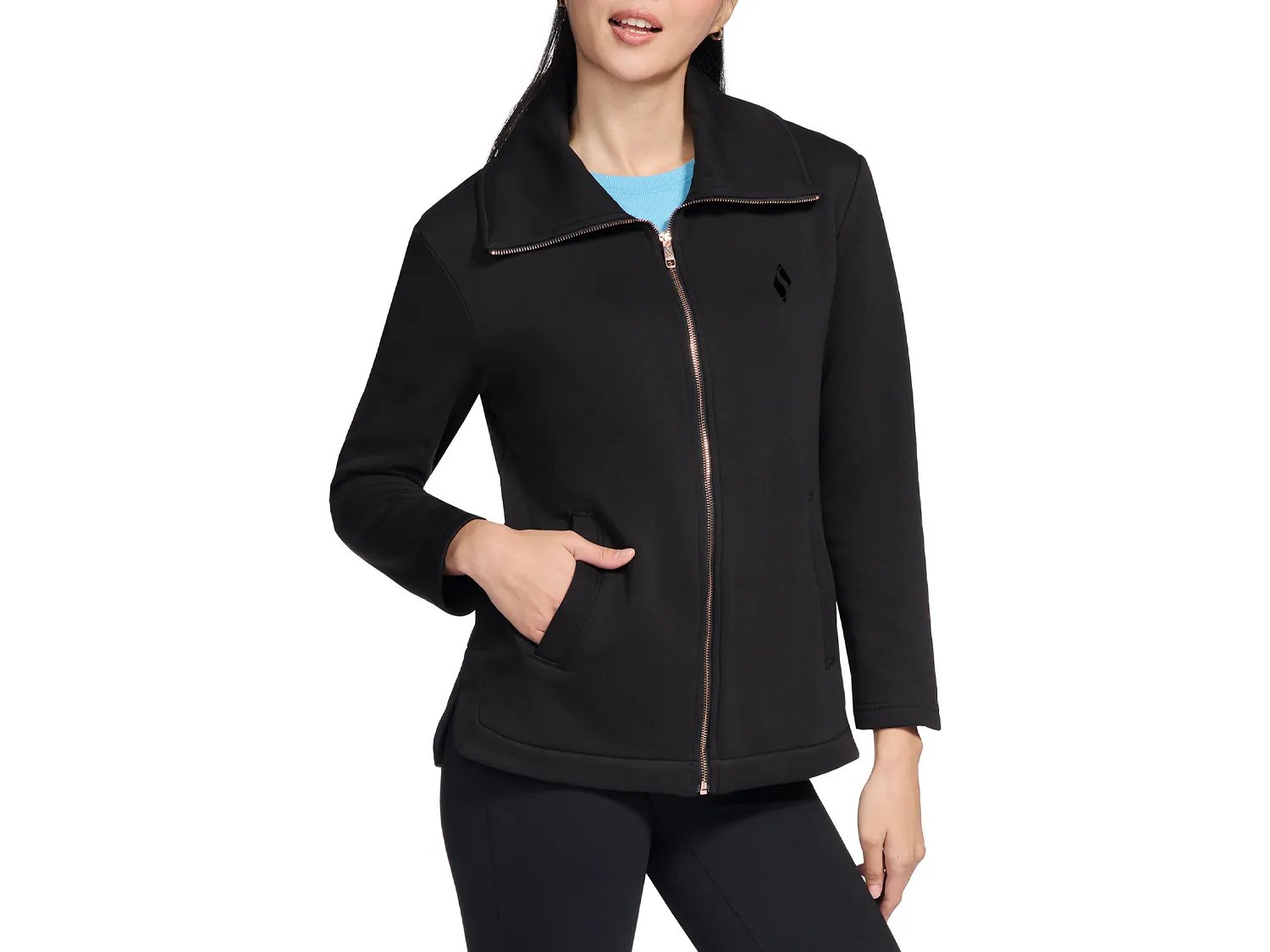 

Куртка Skechers GO Snuggle Tunic Full-Zip Women's Jacket, черный