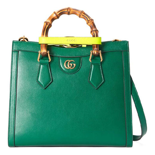 

Сумка diana series hand bag small green Gucci, зеленый