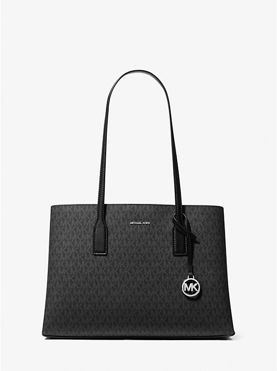 

Сумка-Тоут Ruthie среднего размера с фирменным логотипом Michael Kors, черный
