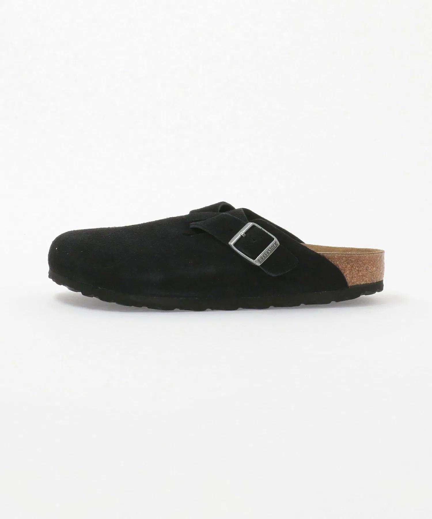 Мужские замшевые сандалии BIRKENSTOCK Boston чёрные