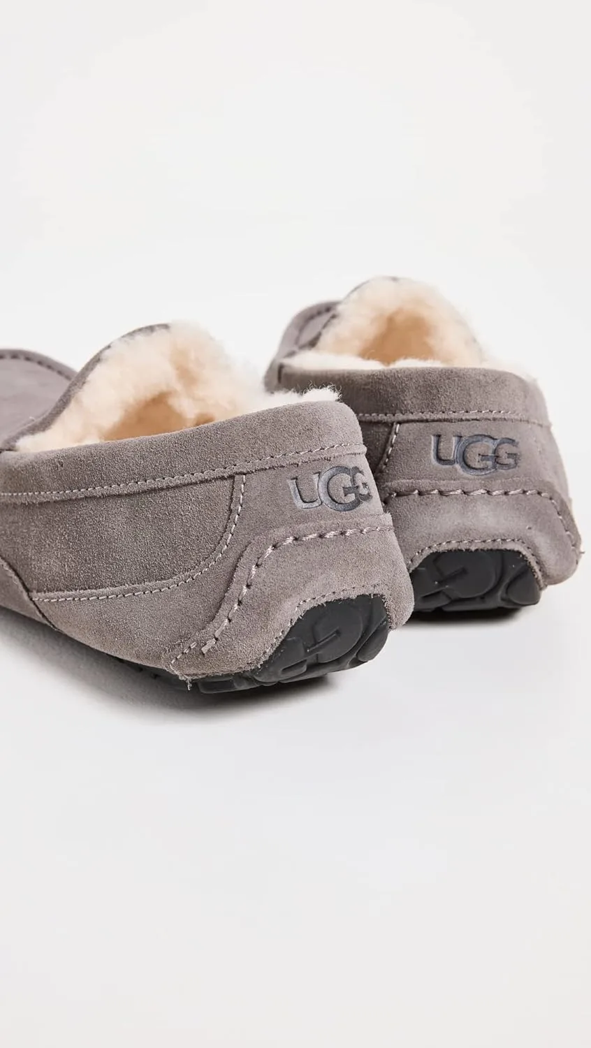 Мужские домашние тапочки Ascot без шнурков Ugg, серый — фото 4