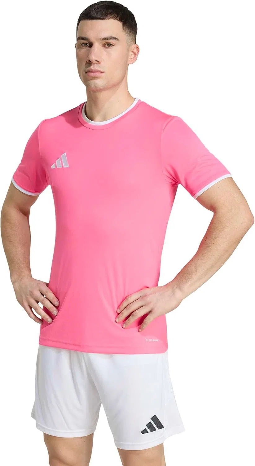 Футболка Slim Fit adidas Climacool Solar Pink/White