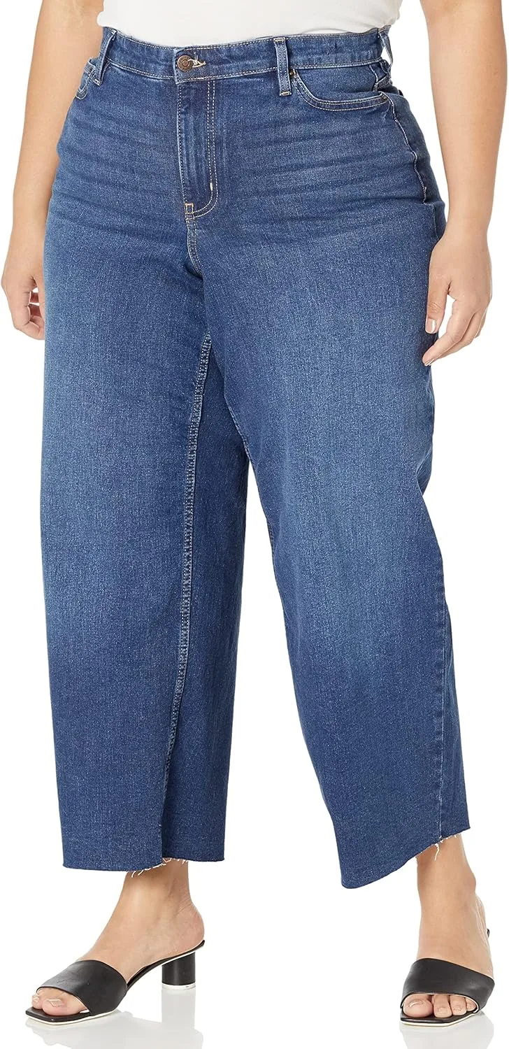 

Calvin Klein Womens Calvin Klein Jeans Hi Rise Wide Leg Denim