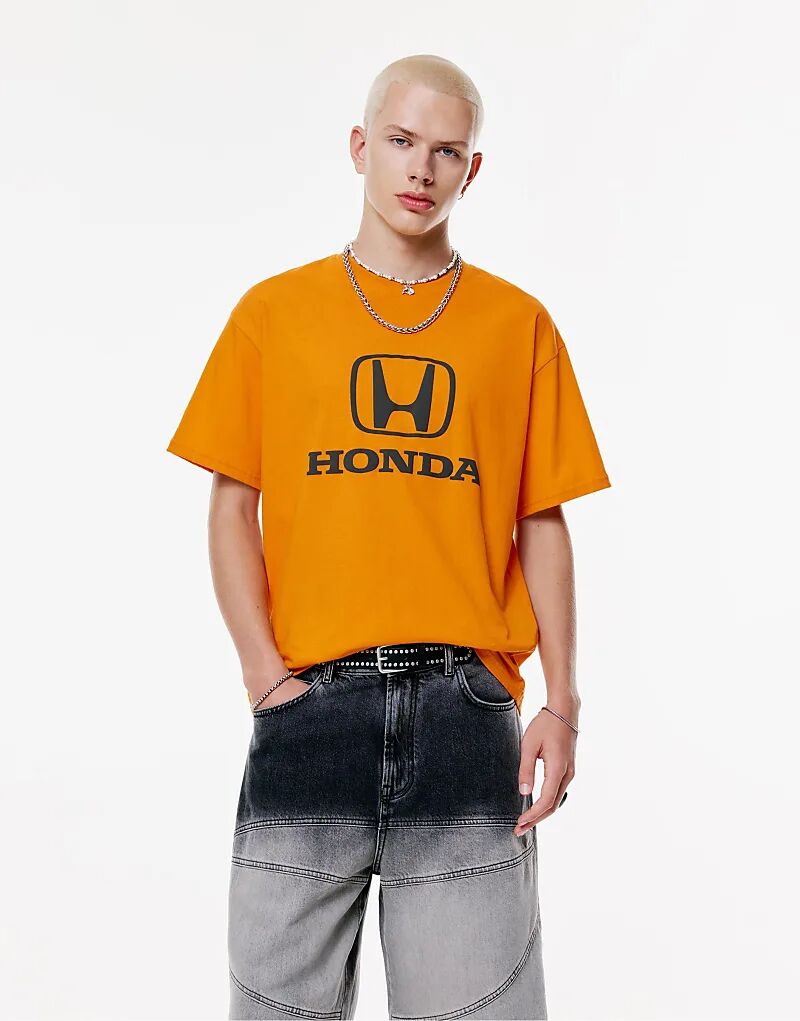 

Футболка Honda Pull&Bear Orange оранжевого цвета
